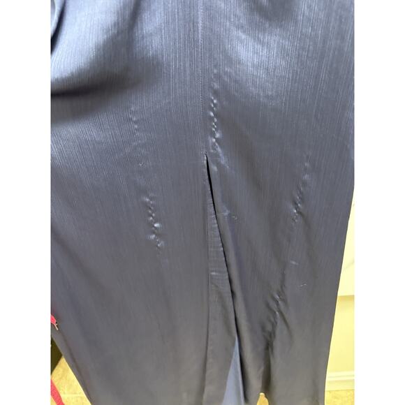 Sachin & Babi Alli Gown Deep Cobalt Blue Puff Sleeve Maxi Dress Size 6 READ - Picture 5 of 7